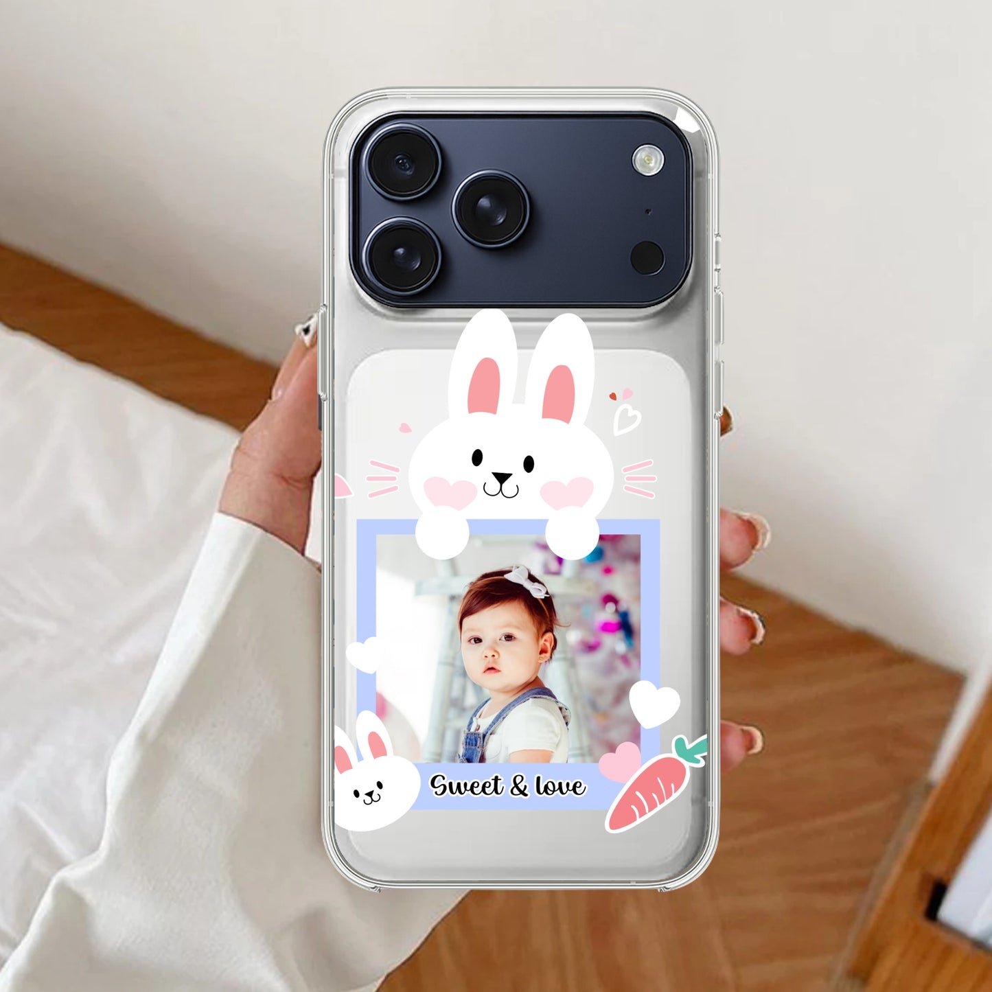 Customize Photo Transparent Silicon Case For IPhone