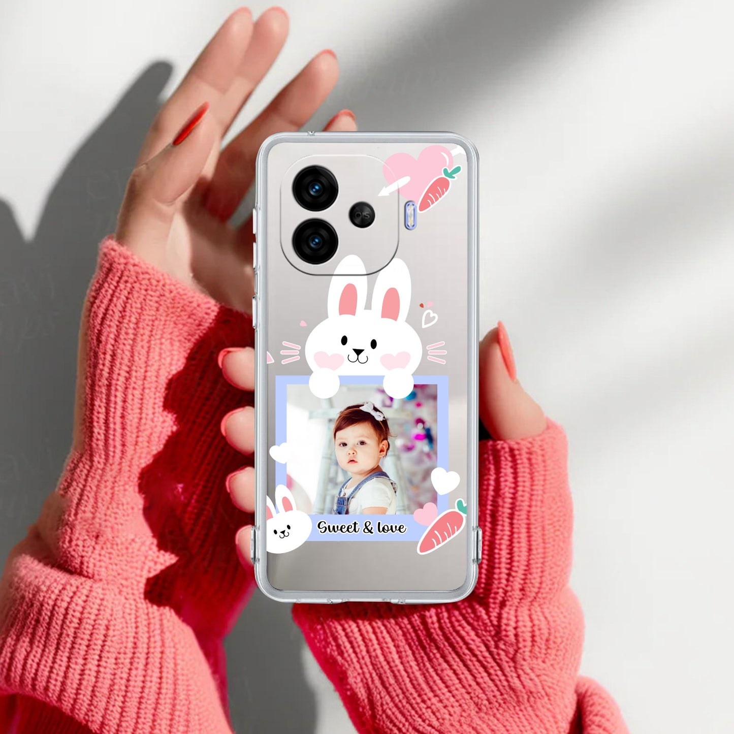 Customize Photo Transparent Silicon Case For iQOO