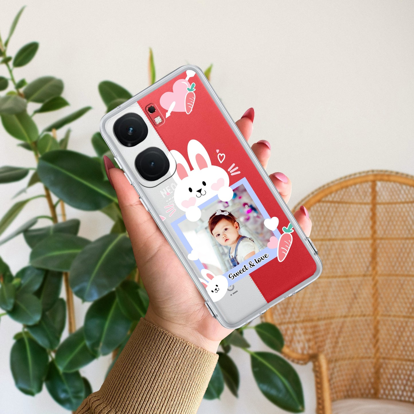 Customize Photo Transparent Silicon Case For iQOO