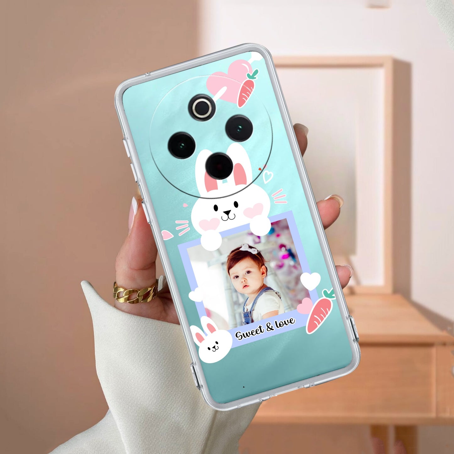 Customize Photo Transparent Silicon Case For iQOO