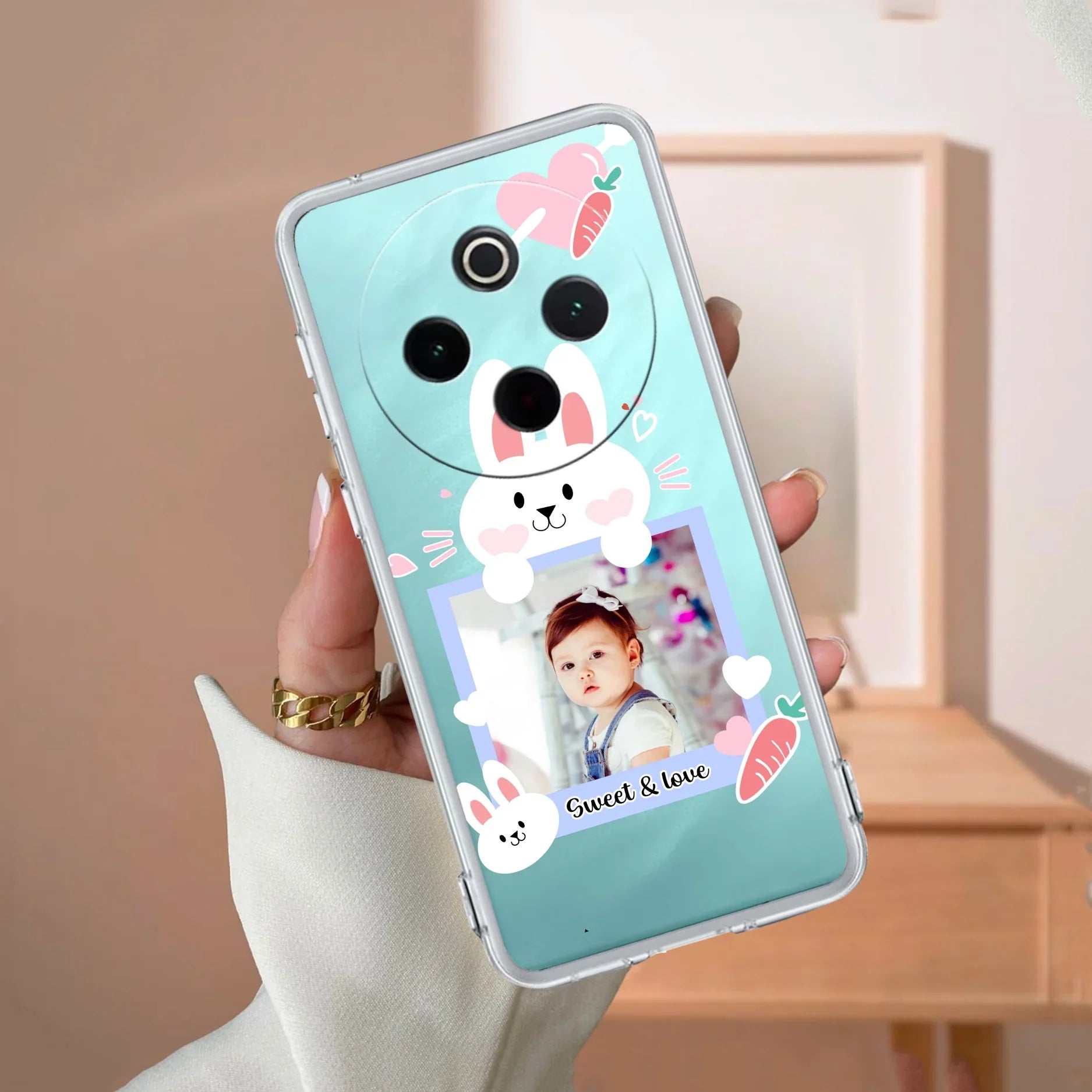 Customize Photo Transparent Silicon Case For iQOO Z10 5G