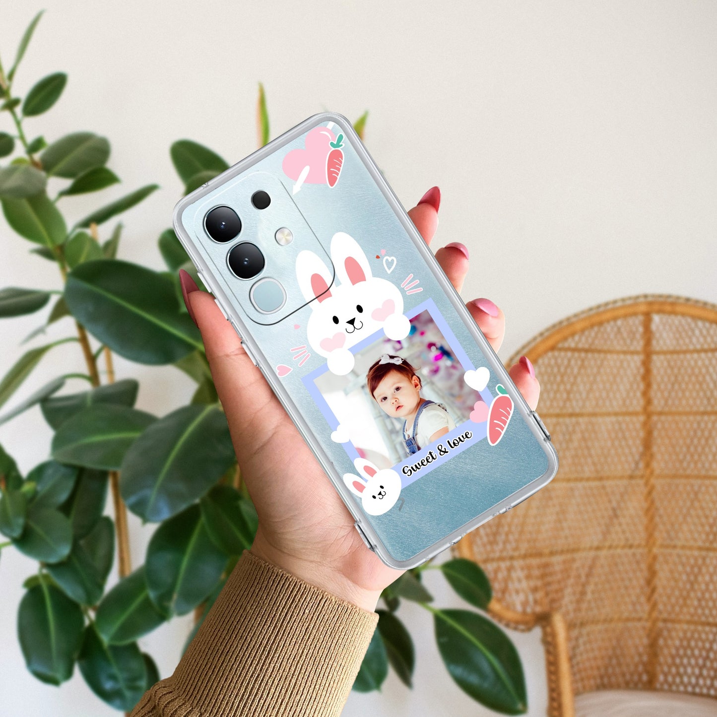 Customize Photo Transparent Silicon Case For iQOO