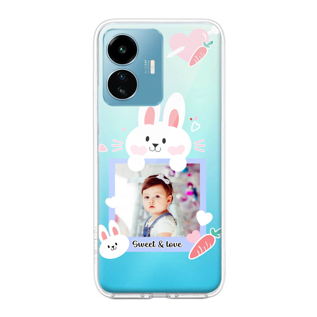 Customize Photo Transparent Silicon Case For iQOO Z6 Lite 5G