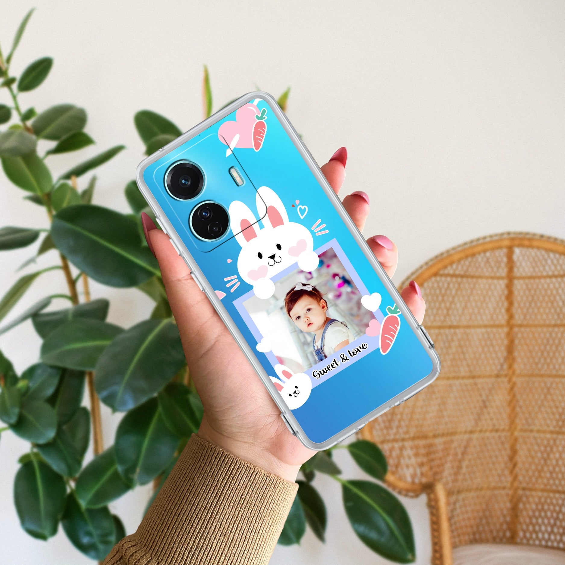 Customize Photo Transparent Silicon Case For Vivo