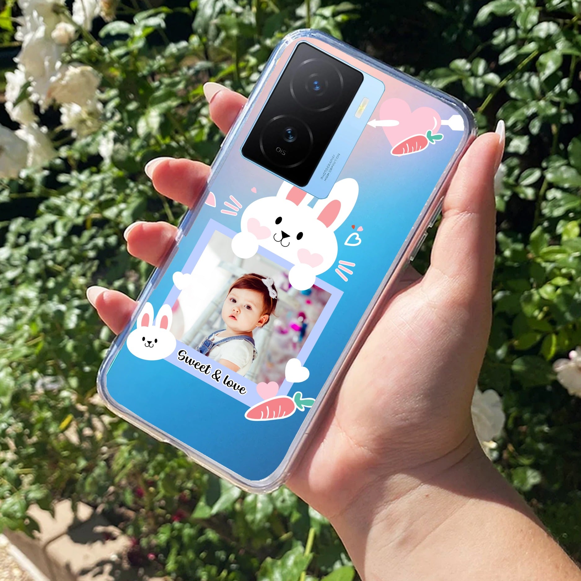 Customize Photo Transparent Silicon Case For iQOO Z7s 5G
