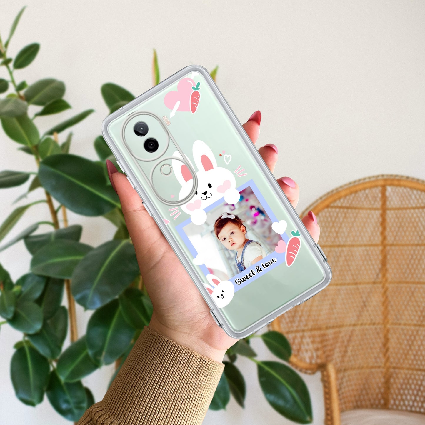 Customize Photo Transparent Silicon Case For iQOO