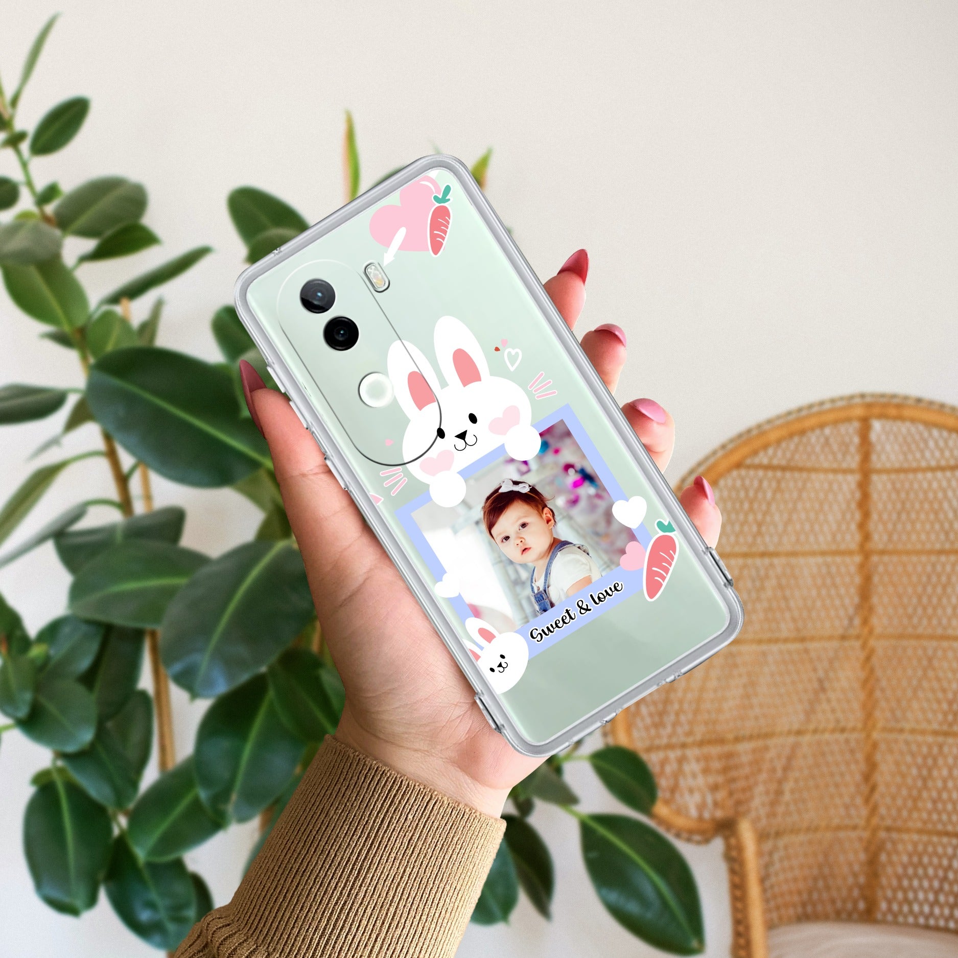 Customize Photo Transparent Silicon Case For Vivo