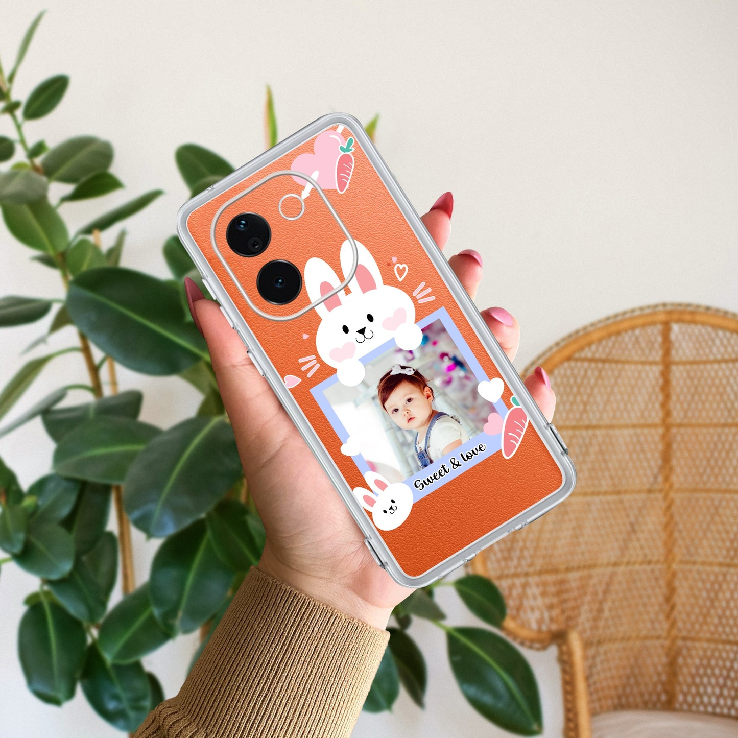 Customize Photo Transparent Silicon Case For iQOO