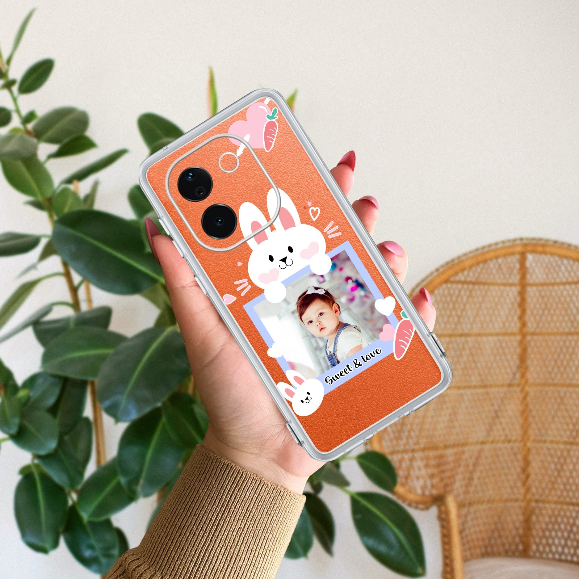 Customize Photo Transparent Silicon Case For iQOO Z9s Pro 5G