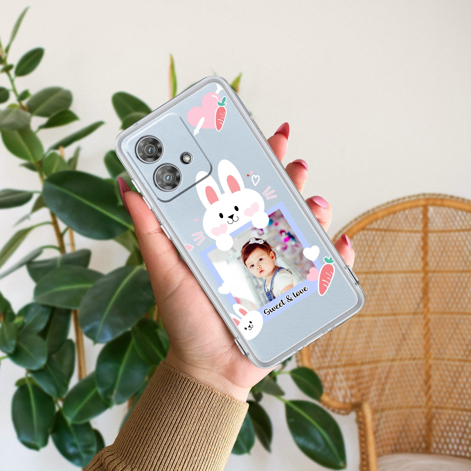 Customize Photo Anti Yellow Case For Motorola Edge 40 Neo 5G