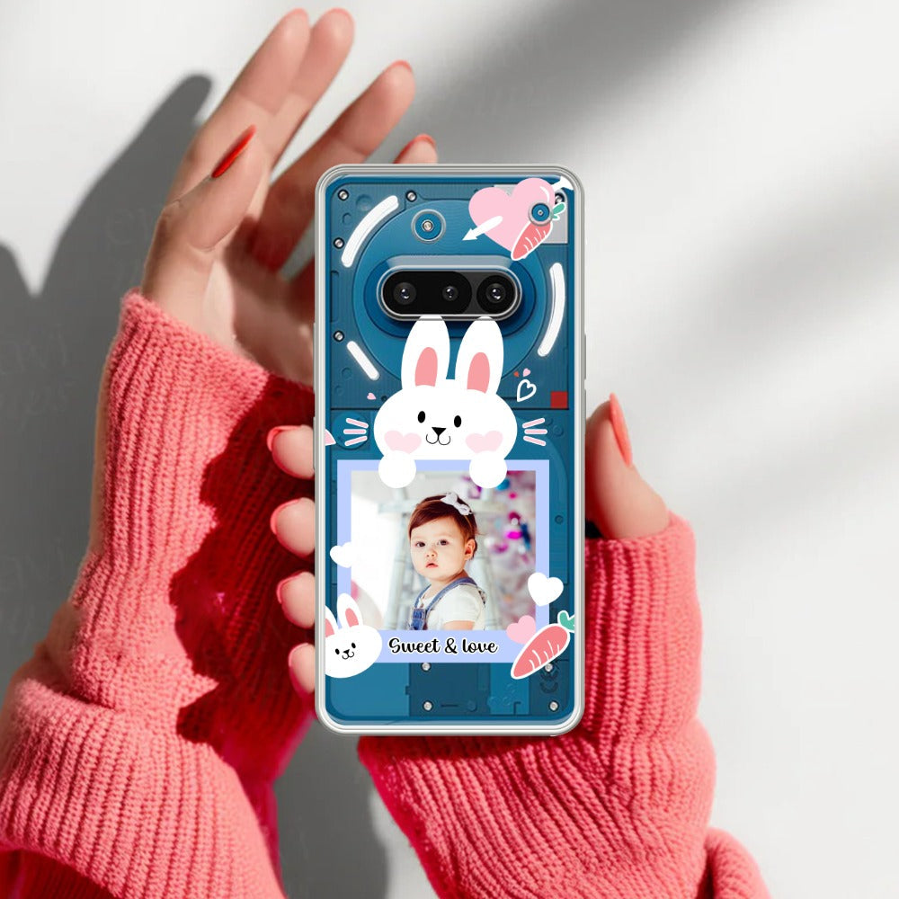 Customize Photo Transparent Silicon Case For Nothing