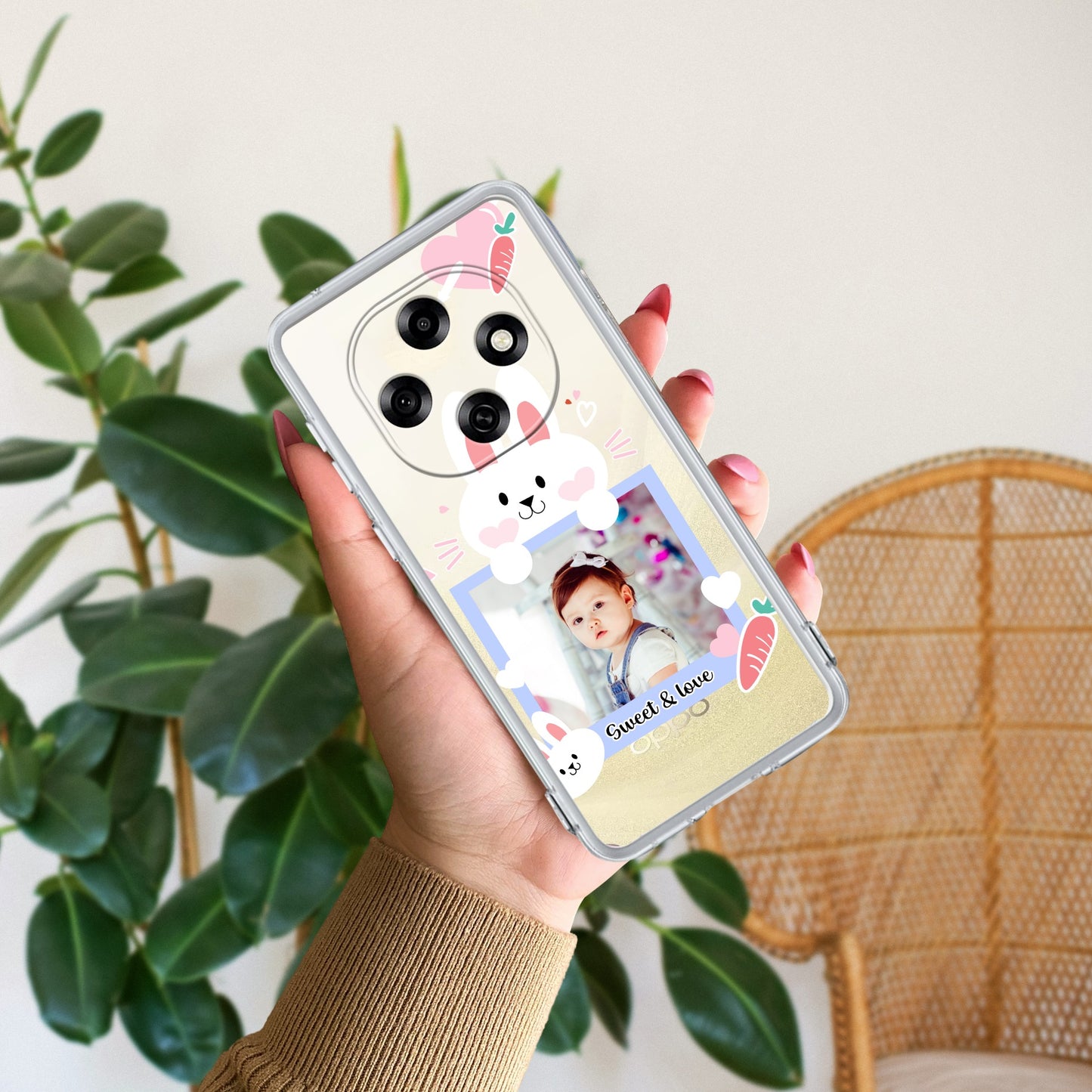 Customize Photo Transparent Silicon Case For Oppo