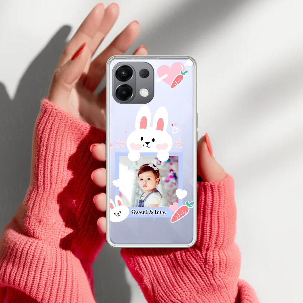 Customize Photo Transparent Silicon Case For Oppo