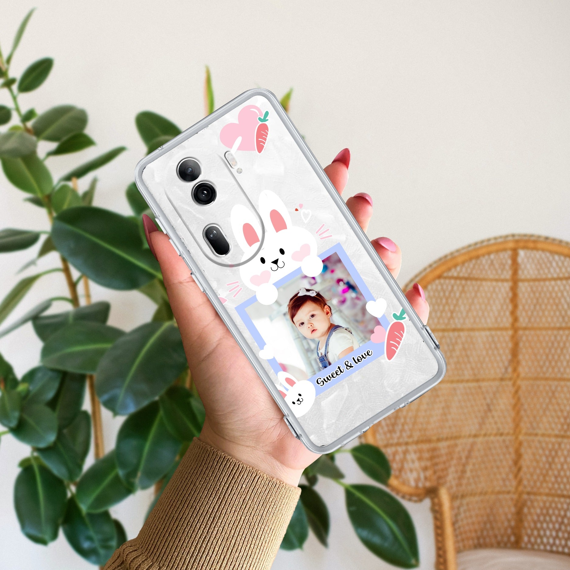 Customize Photo Transparent Silicon Case For Oppo Reno 11 Pro 5G