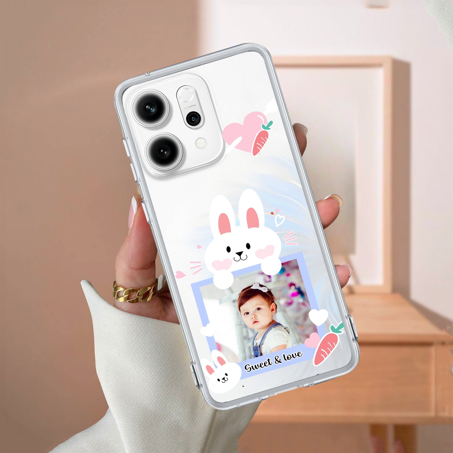 Customize Photo Transparent Silicon Case For Oppo