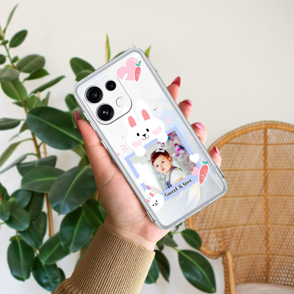 Customize Photo Anti Yellow Case For Oppo Reno 16C 5G