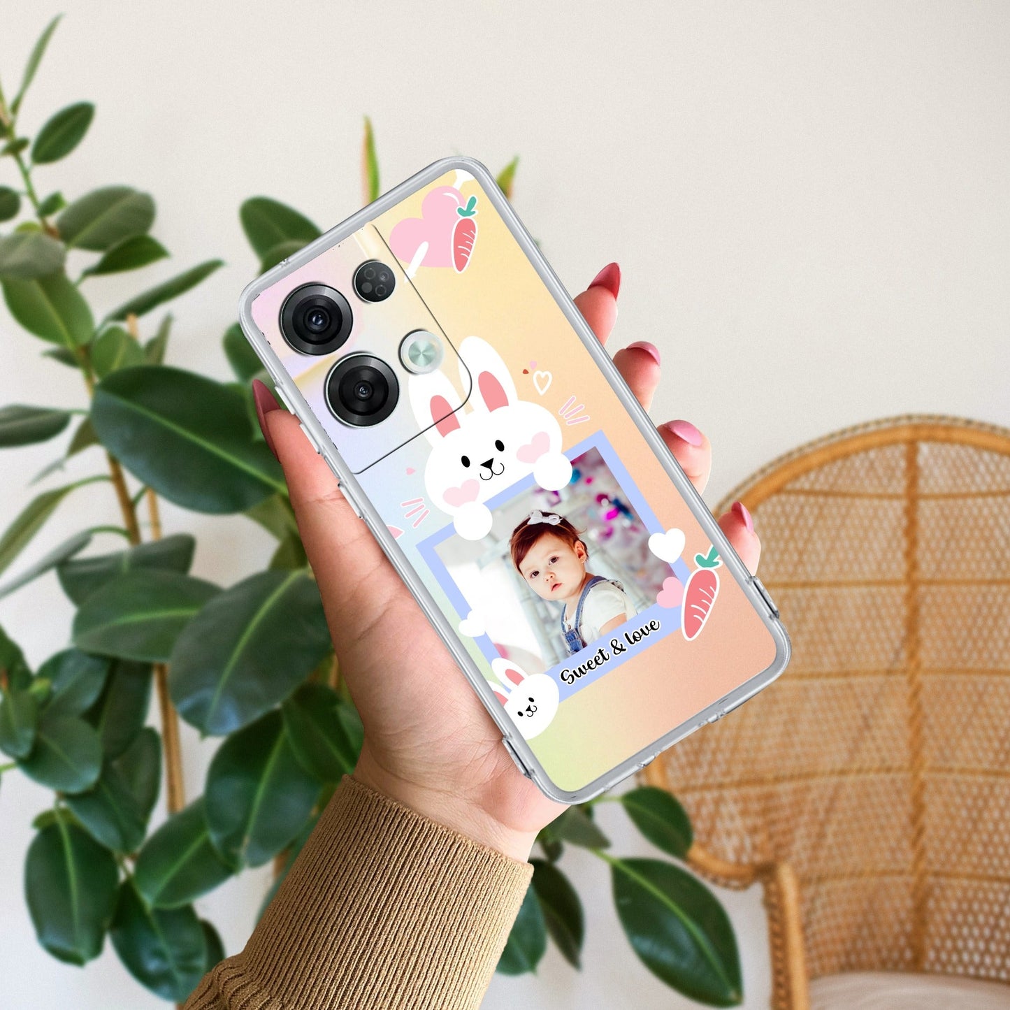 Customize Photo Transparent Silicon Case For Oppo