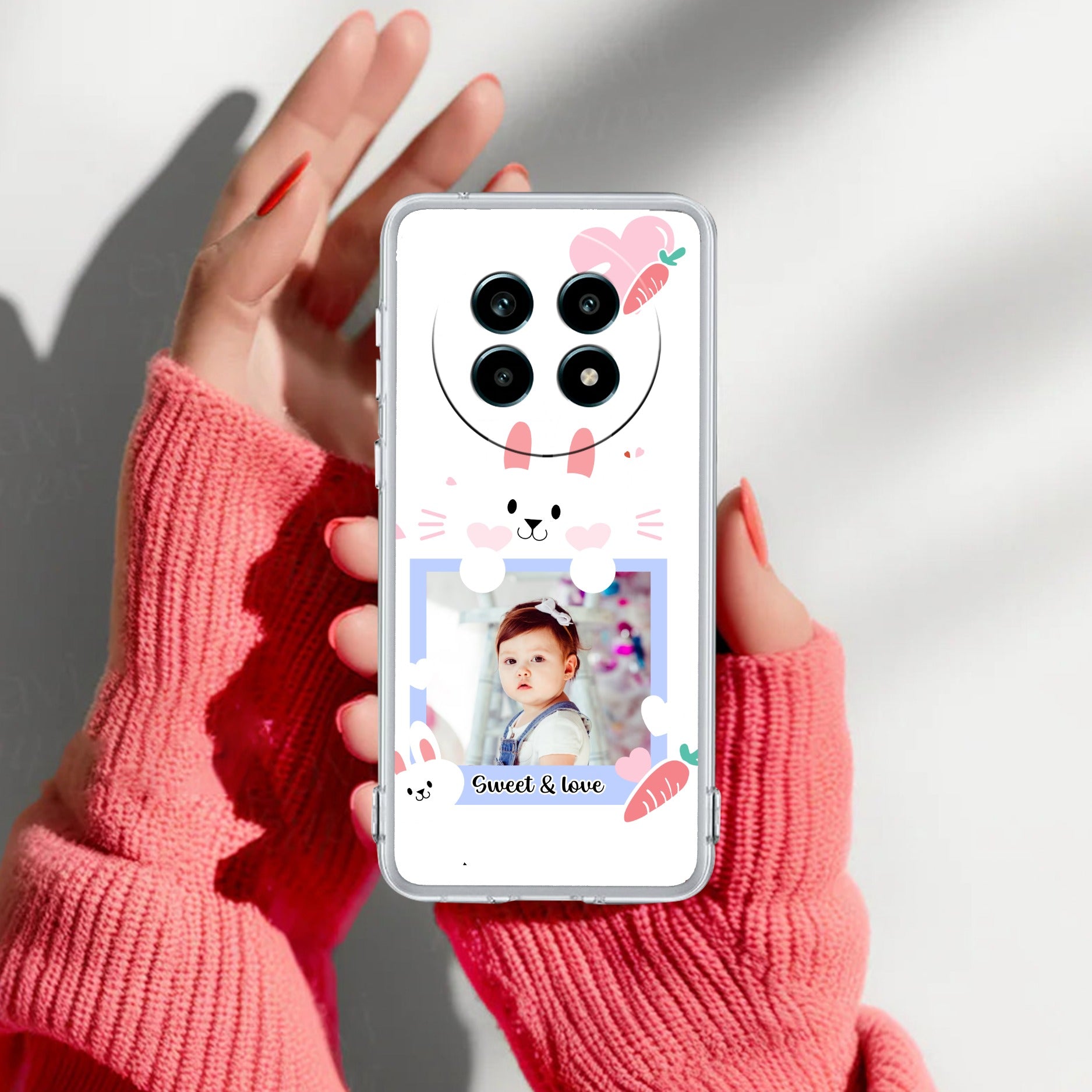 Customize Photo Transparent Silicon Case For Realme 14 Pro Lite 5G