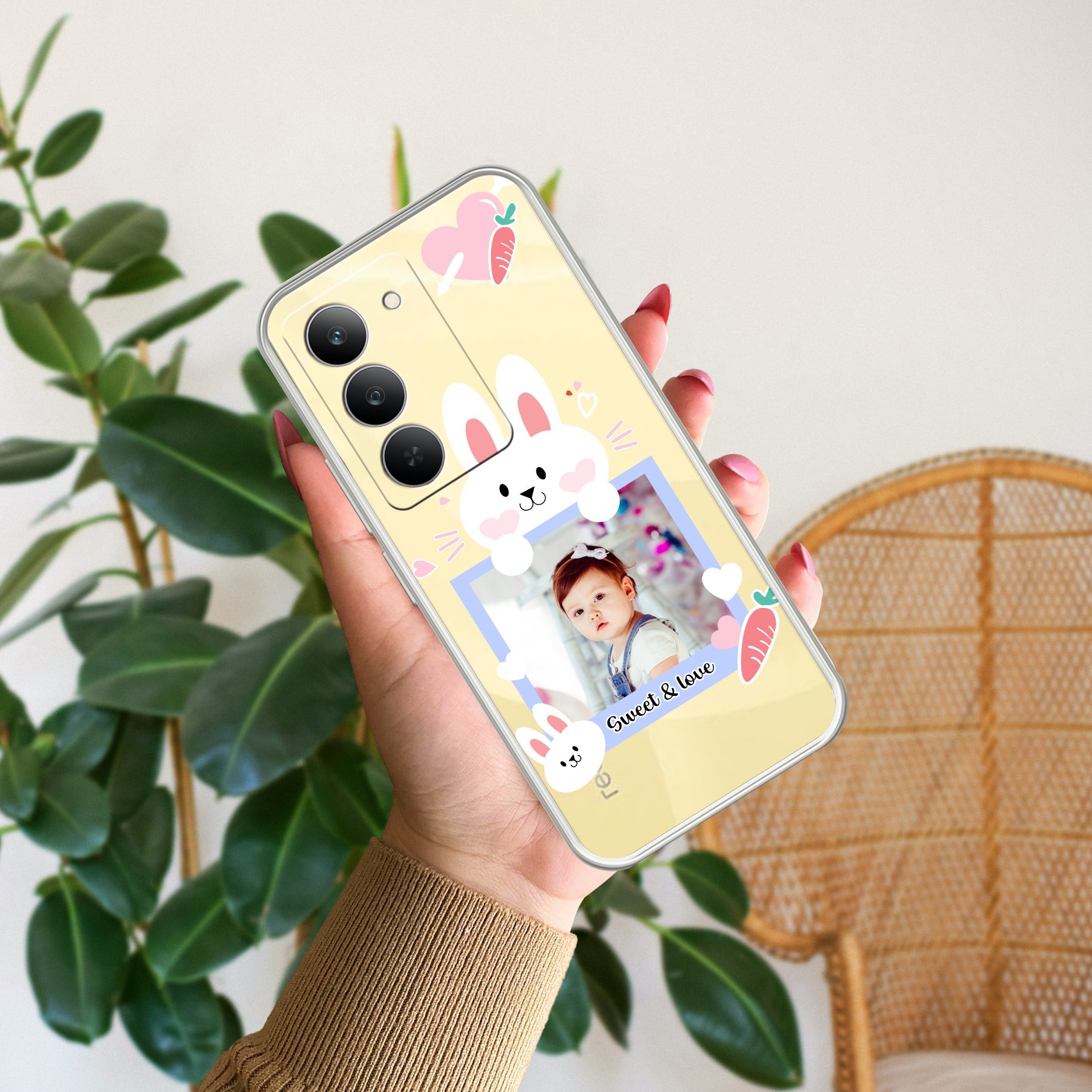 Customize Photo Transparent Silicon Case For Realme 14x 5G