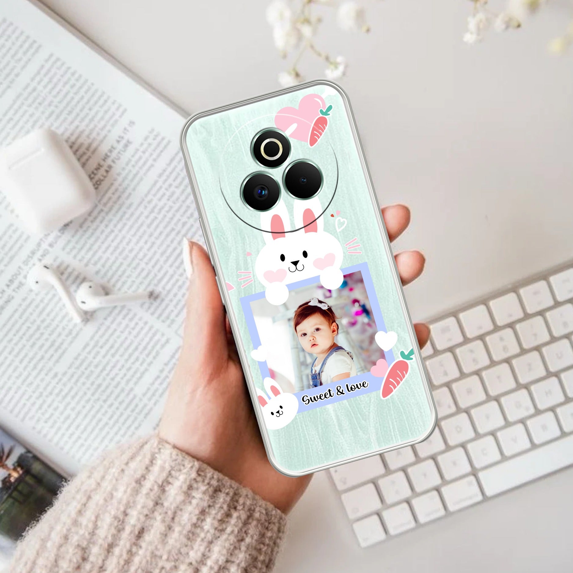 Customize Photo Transparent Silicon Case For Realme P3 Pro 5G