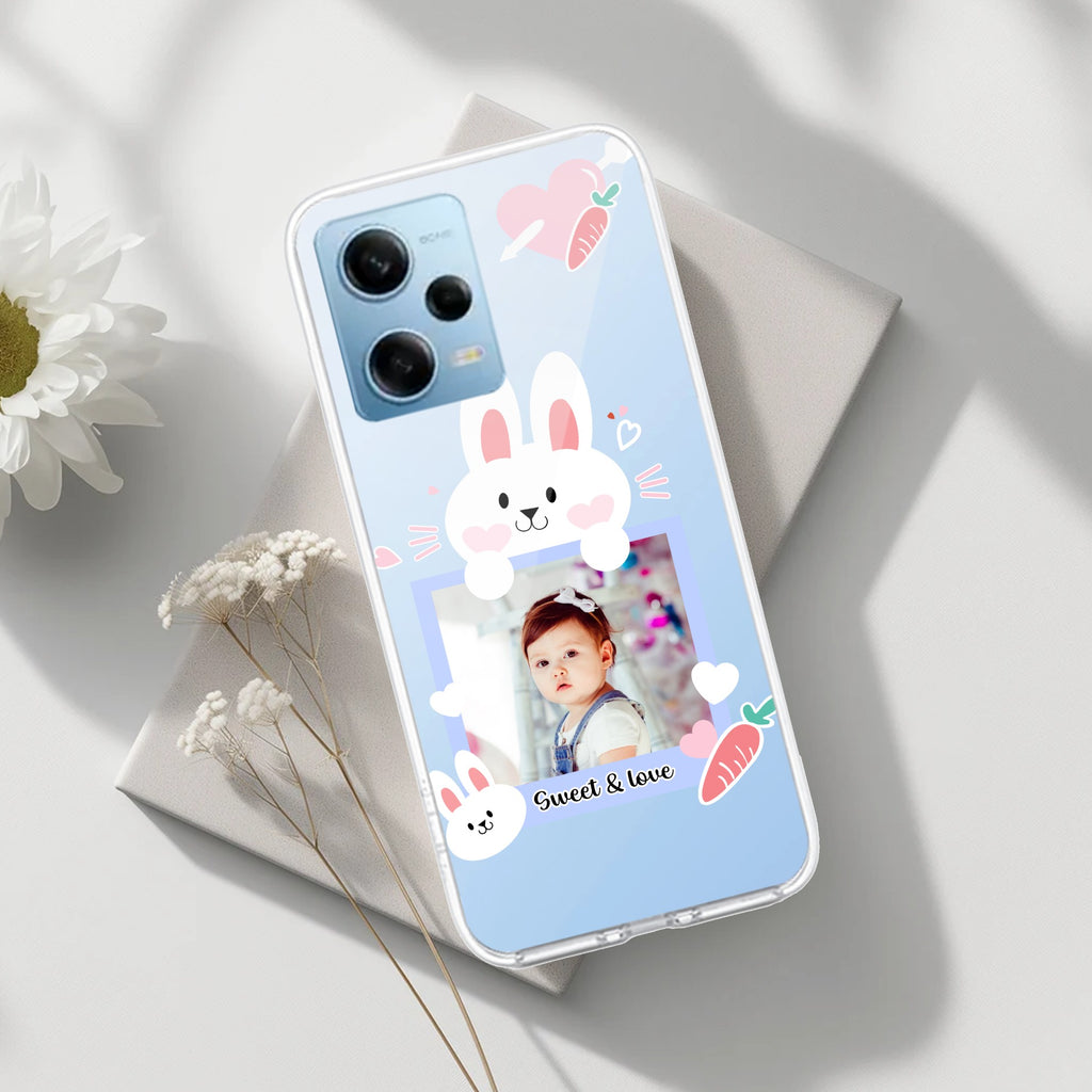 Customize Photo Transparent Silicon Case For Redmi Note 12 5G