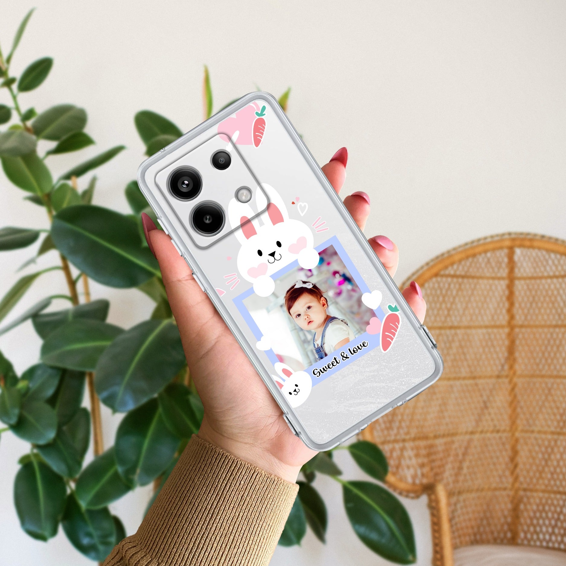 Customize Photo Transparent Silicon Case For REDMI Note 14 SE 5G