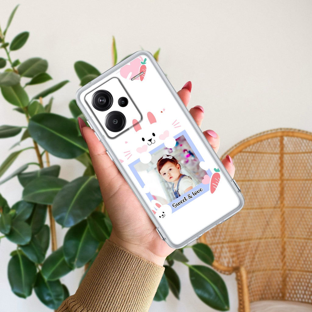 Customize Photo Transparent Silicon Case For Redmi Note 13 Pro Plus 5G