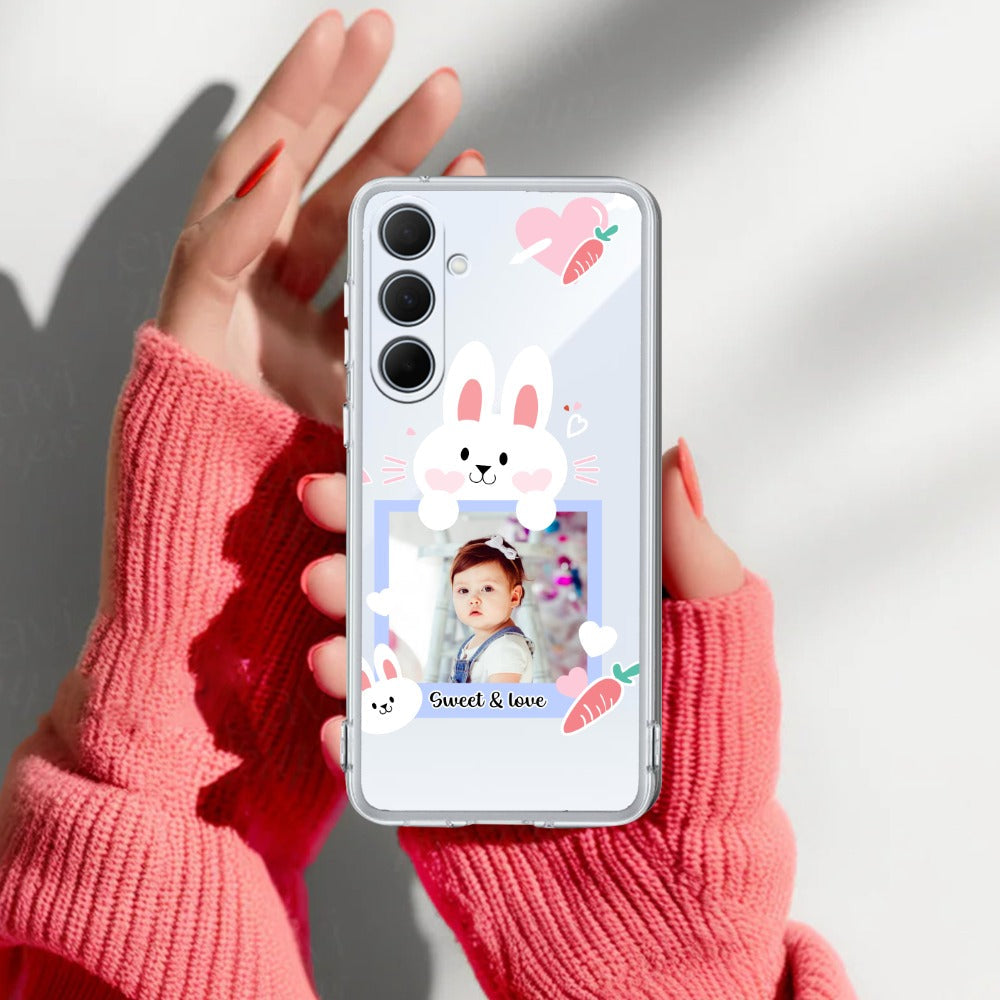 Customize Photo Transparent Silicon Case For Samsung