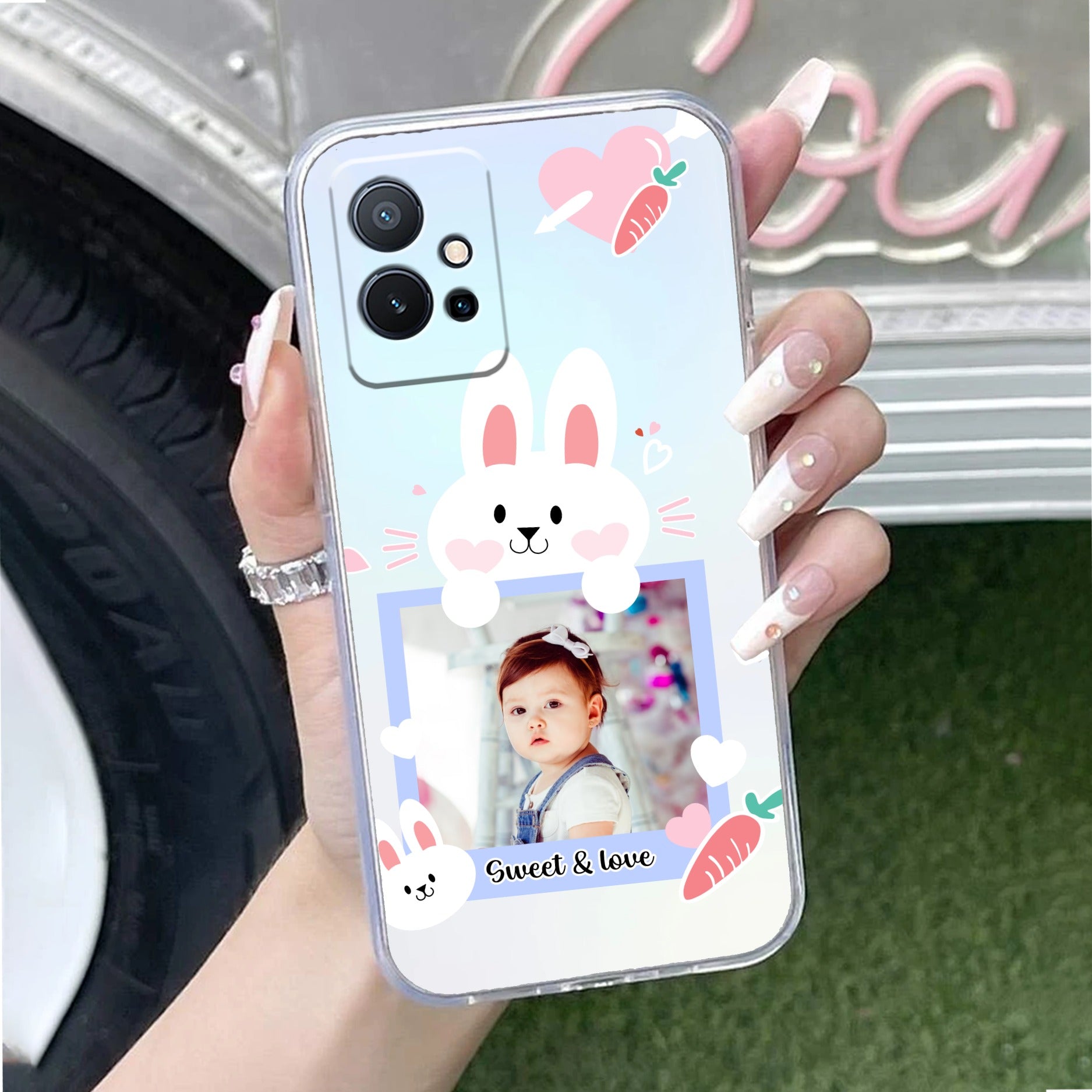 Customize Photo Transparent Silicon Case For Vivo