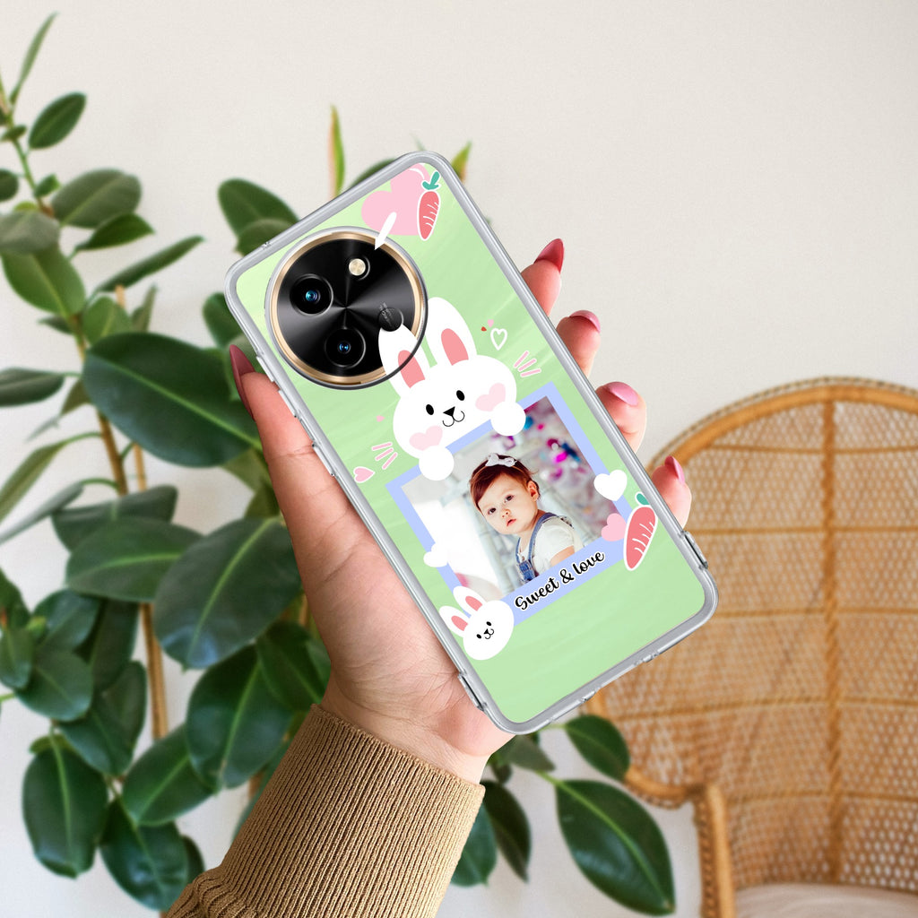 Customize Photo Transparent Silicon Case For Vivo T3X 5G