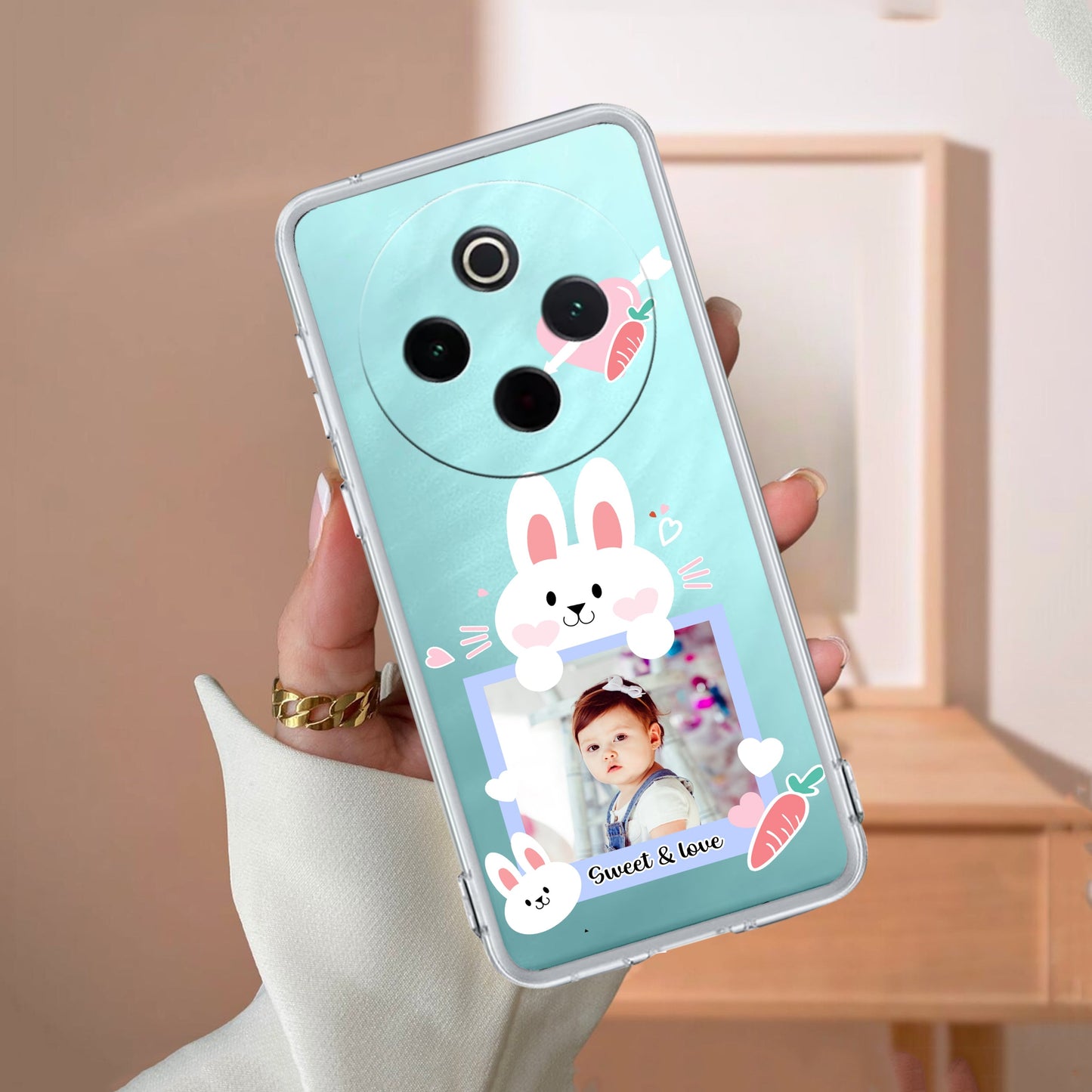 Customize Photo Transparent Silicon Case For Vivo