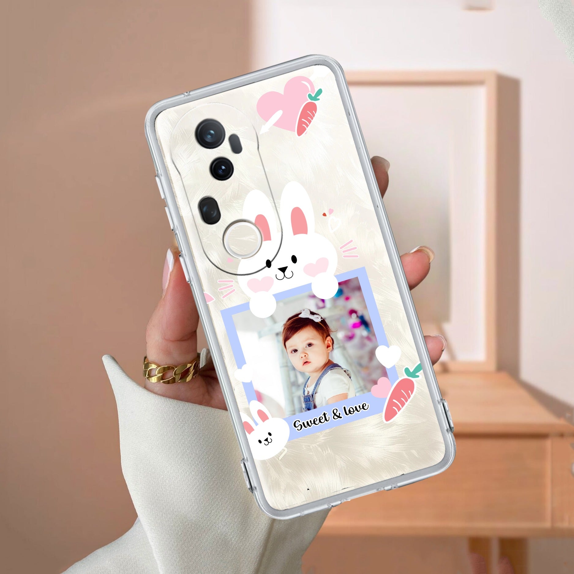 Customize Photo Transparent Silicon Case For Vivo