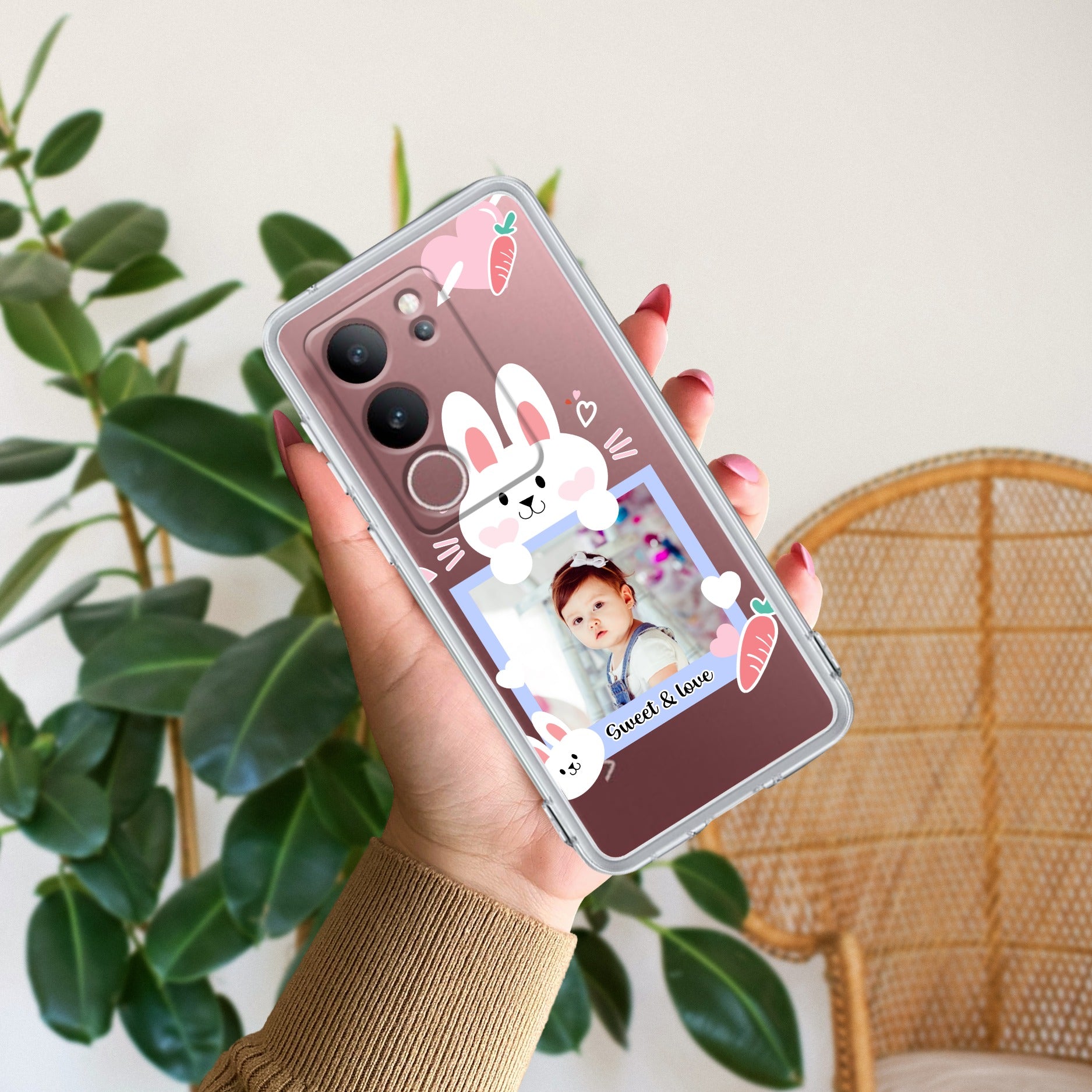 Customize Photo Transparent Silicon Case For Vivo