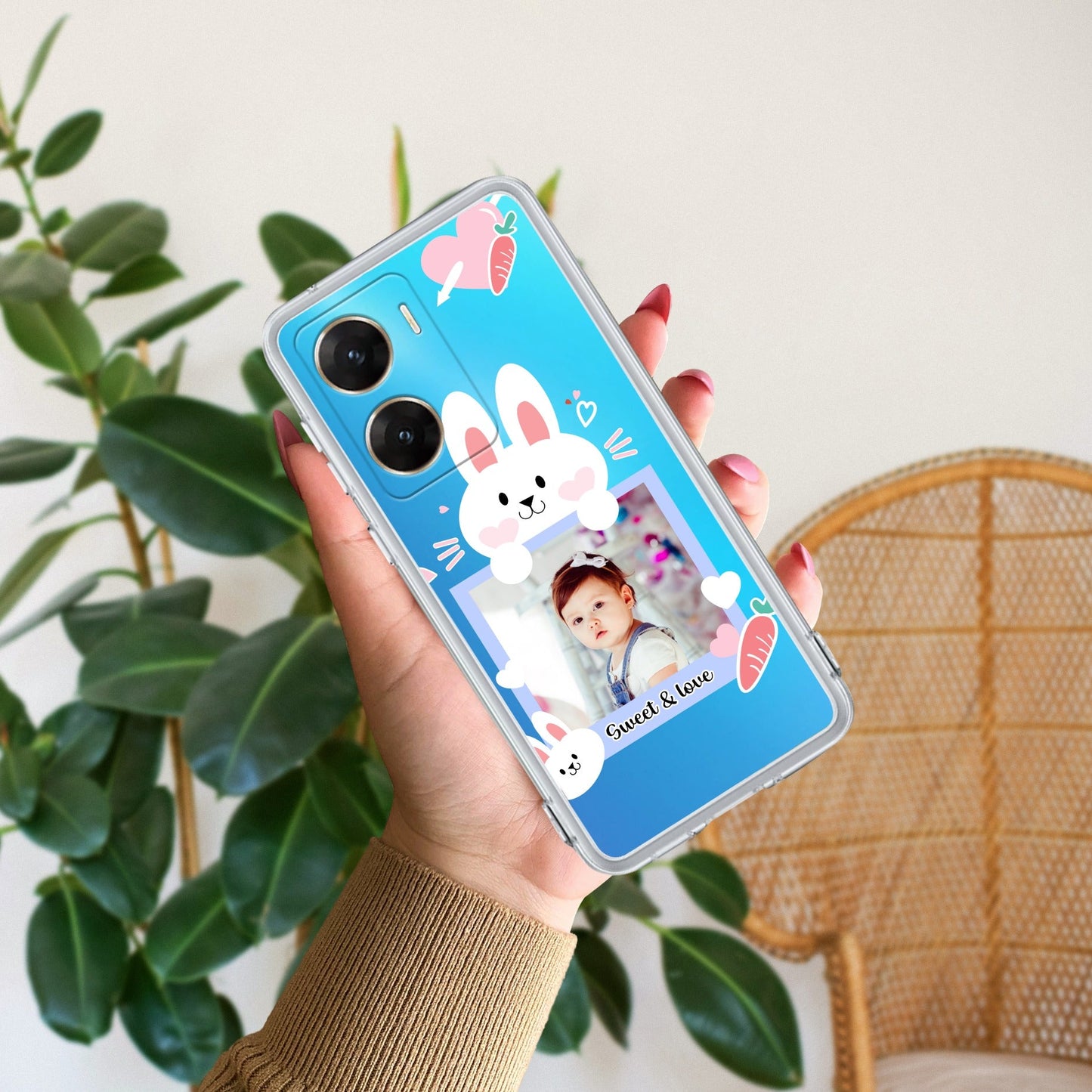 Customize Photo Transparent Silicon Case For Vivo