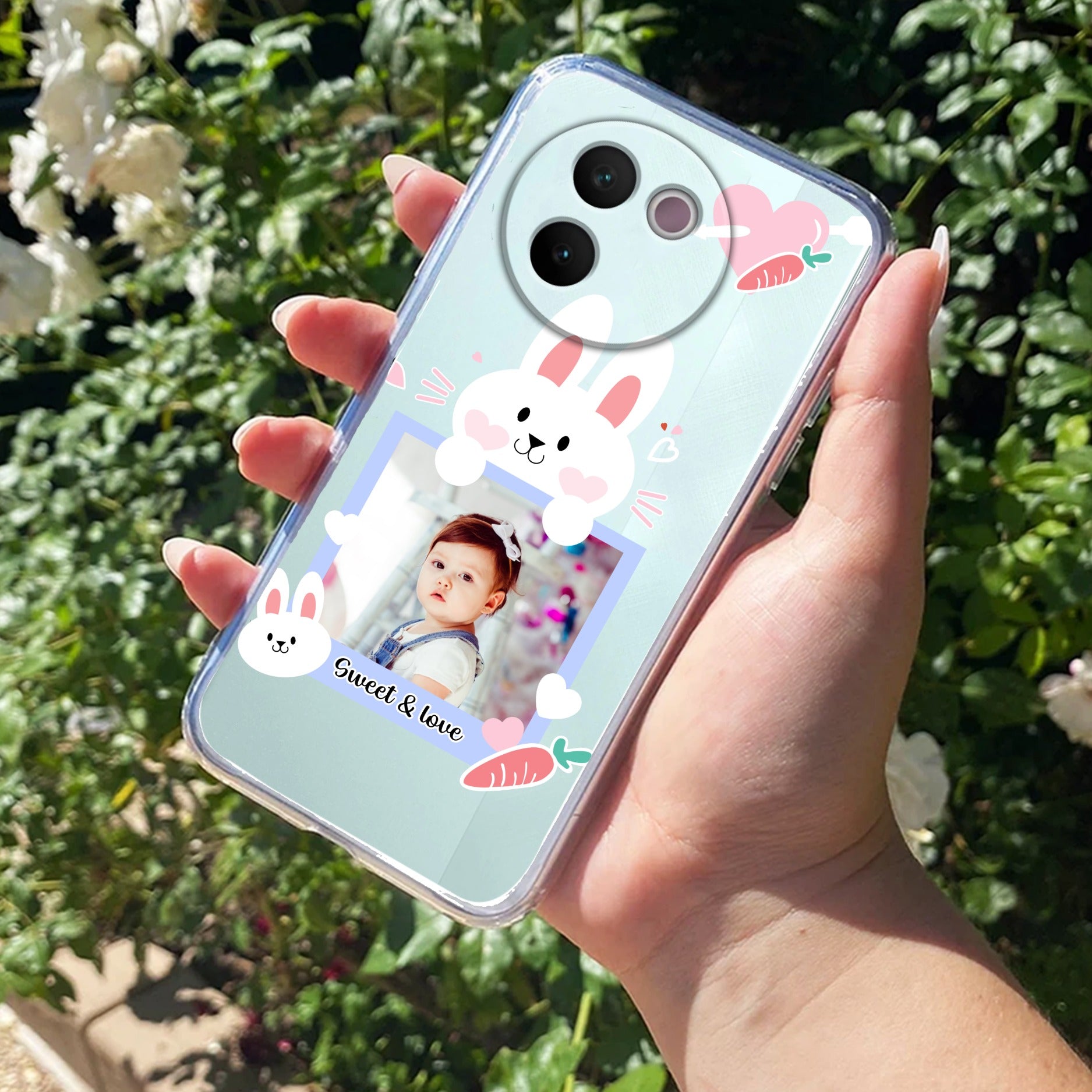 Customize Photo Transparent Silicon Case For Vivo