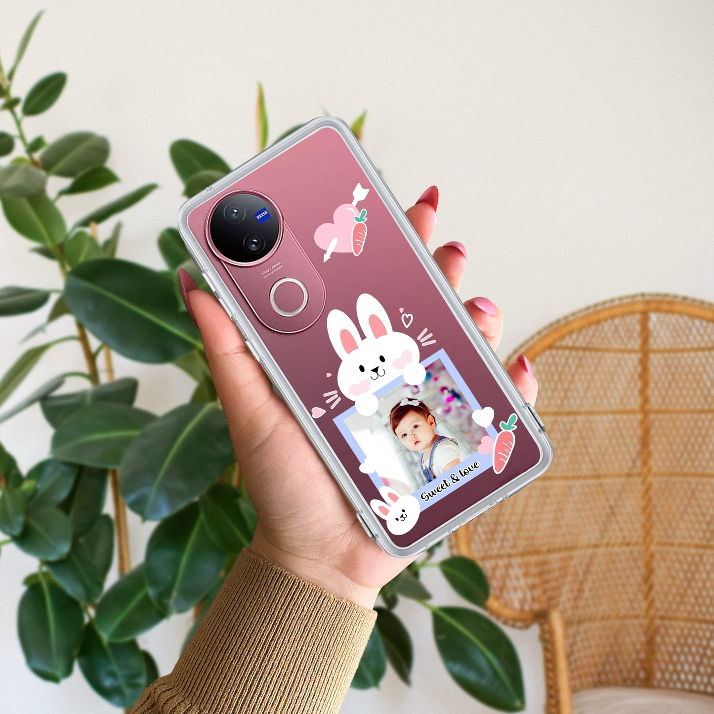 Customize Photo Transparent Silicon Case For Vivo