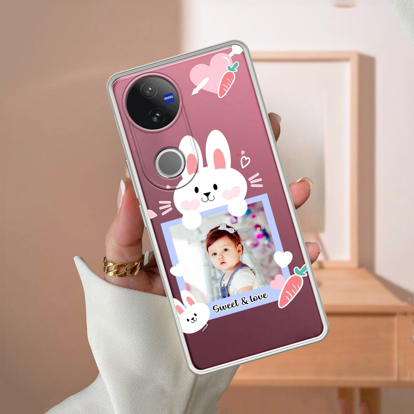Customize Photo Transparent Silicon Case For Vivo