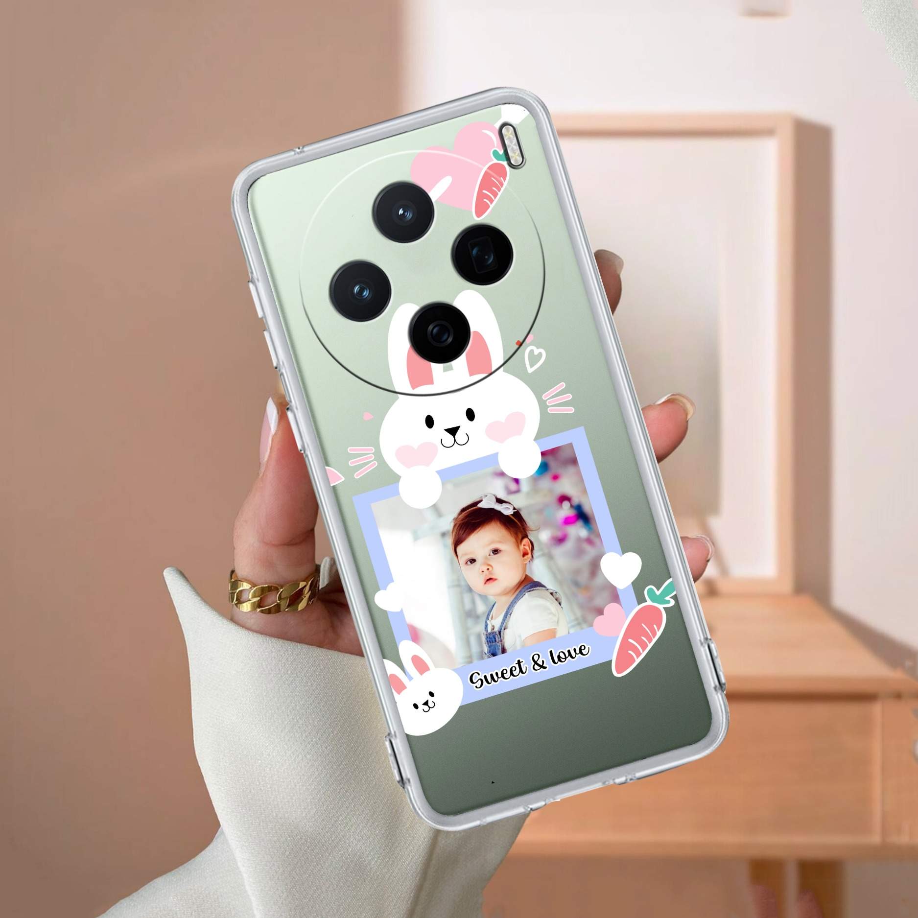 Customize Photo Transparent Silicon Case For Vivo