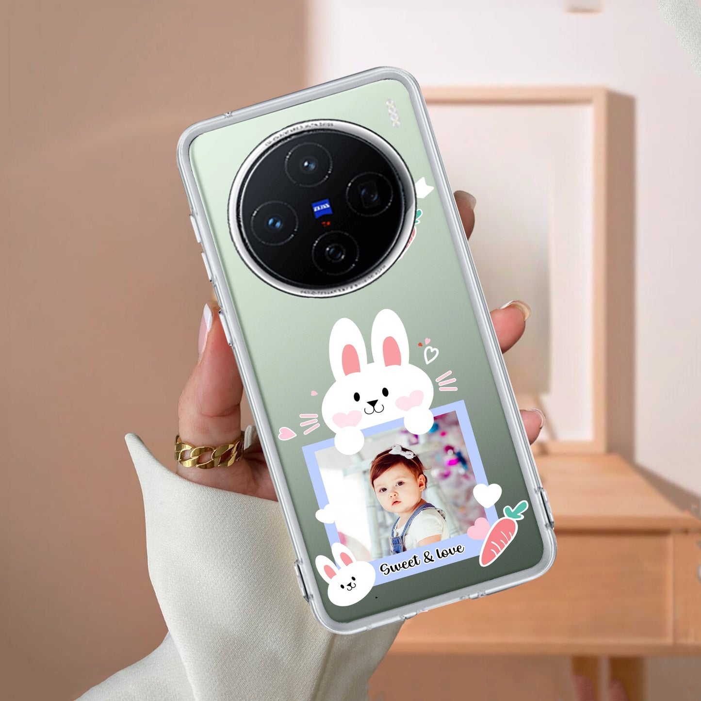 Customize Photo Transparent Silicon Case For Vivo