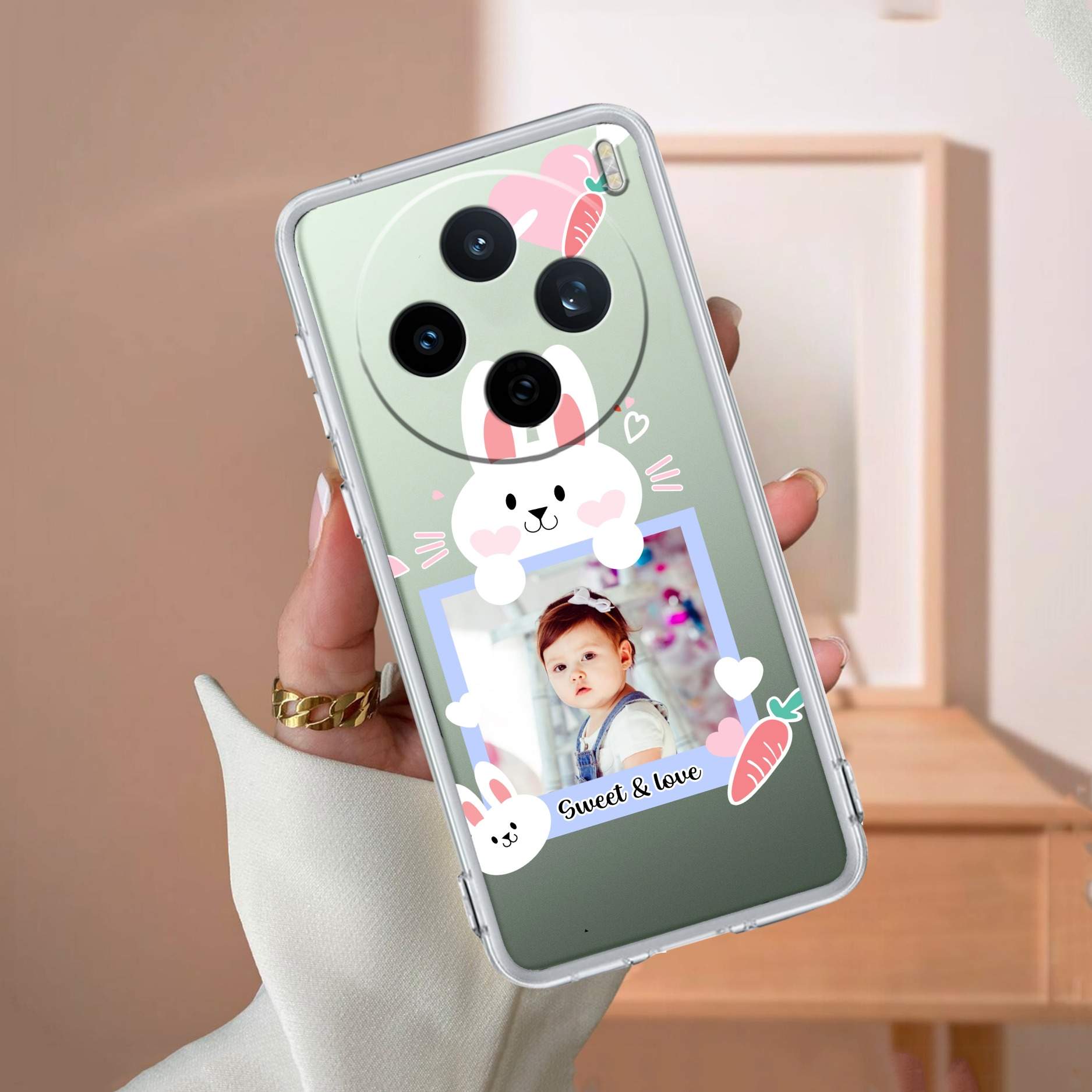 Customize Photo Transparent Silicon Case For Vivo