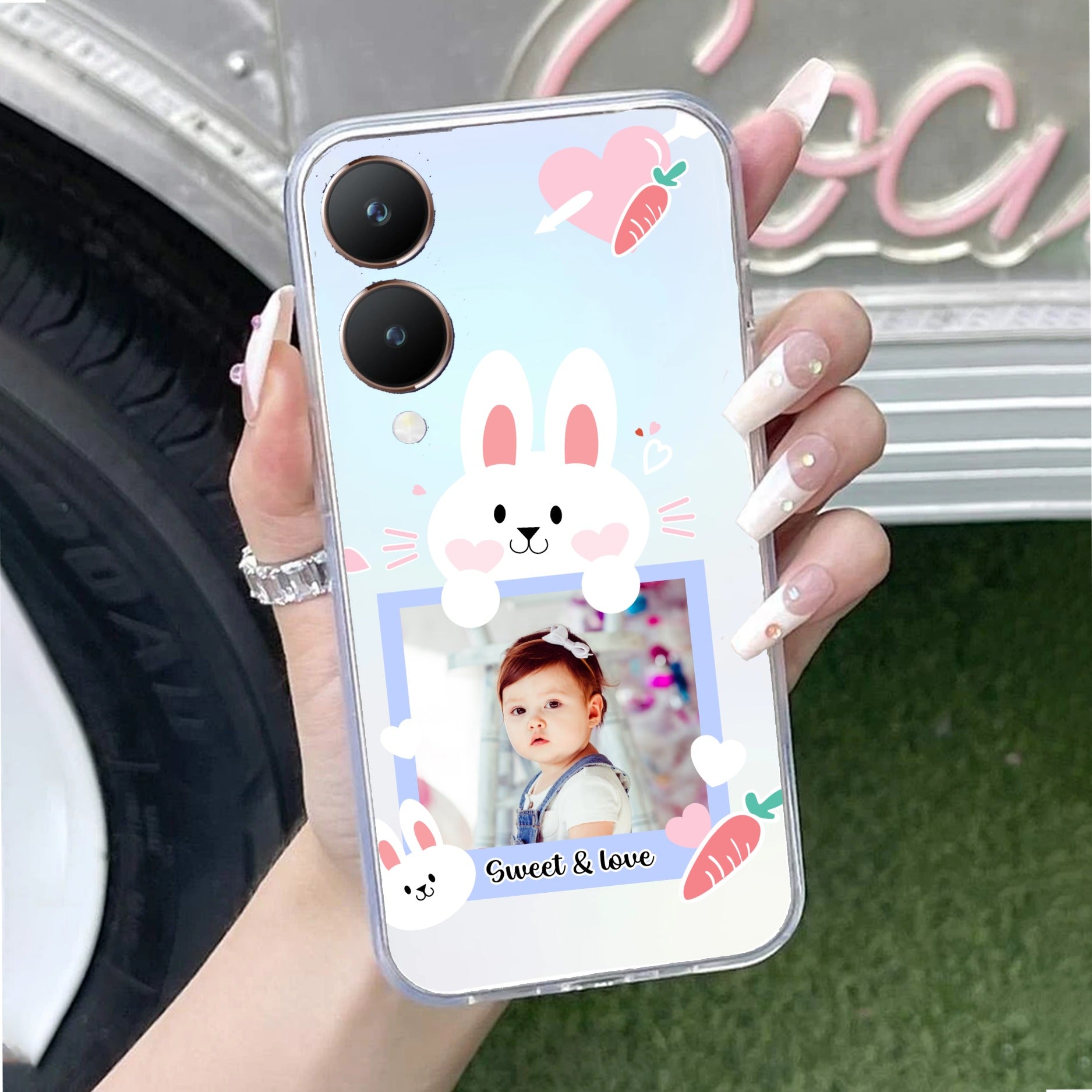 Customize Photo Transparent Silicon Case For Vivo Y28 5G