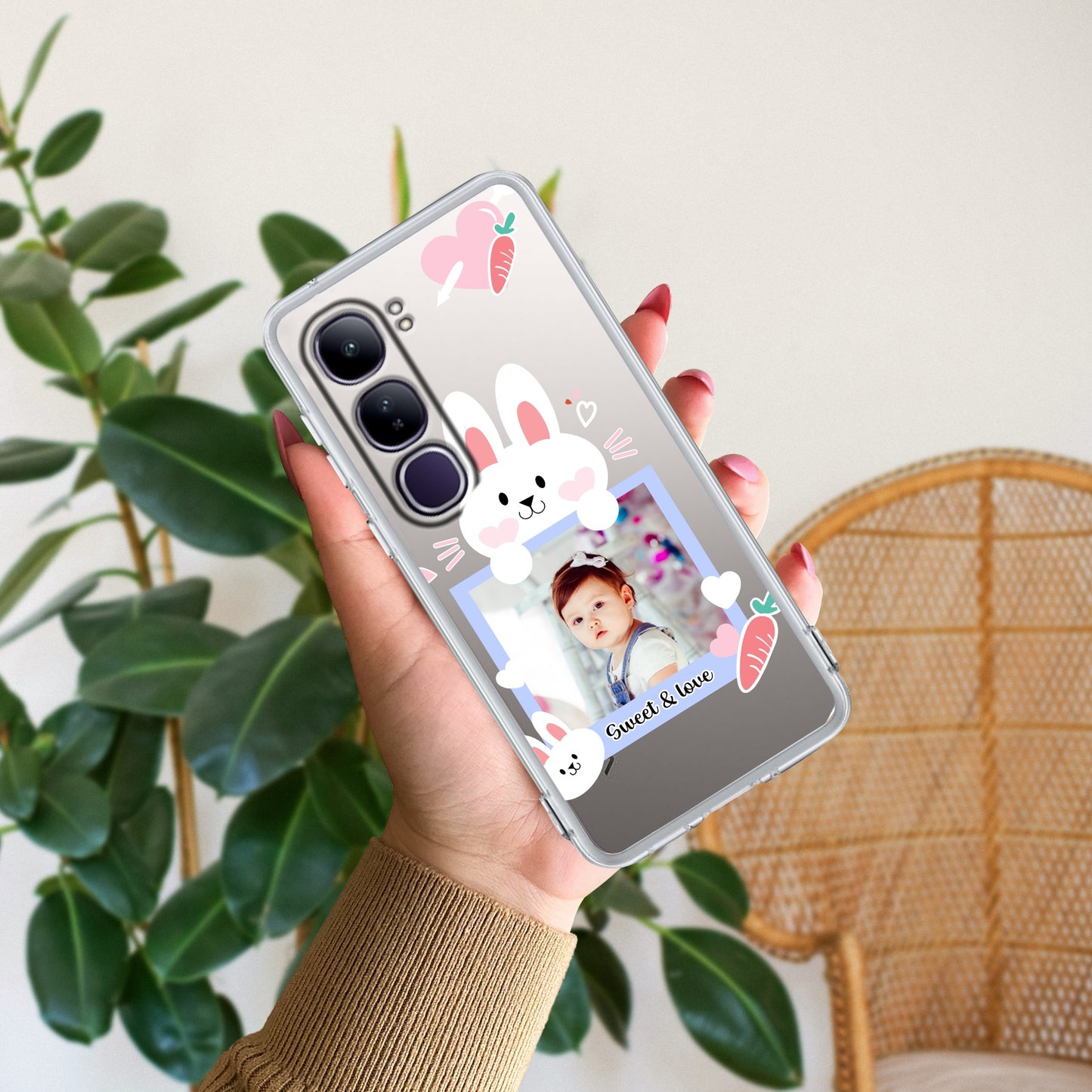 Customize Photo Transparent Silicon Case For Vivo
