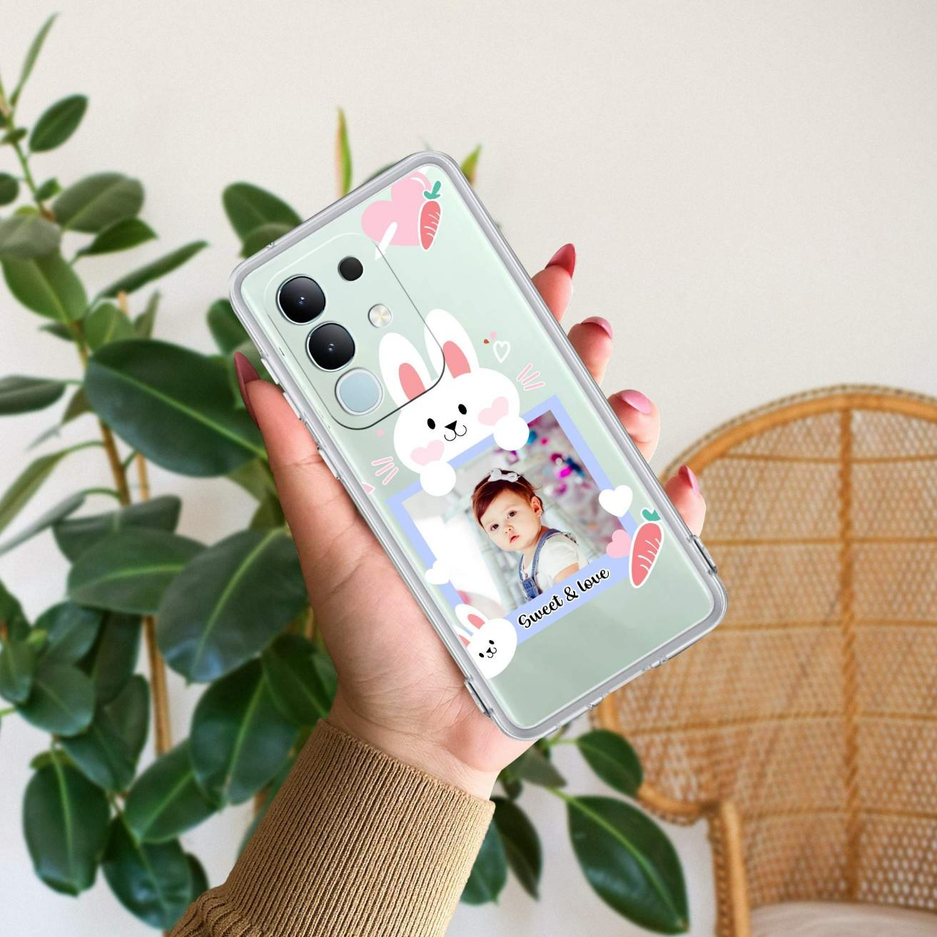 Customize Photo Transparent Silicon Case For Vivo