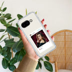 Customize Photo With Name  Transparent Silicon Case For Google Pixel 9 Pro XL