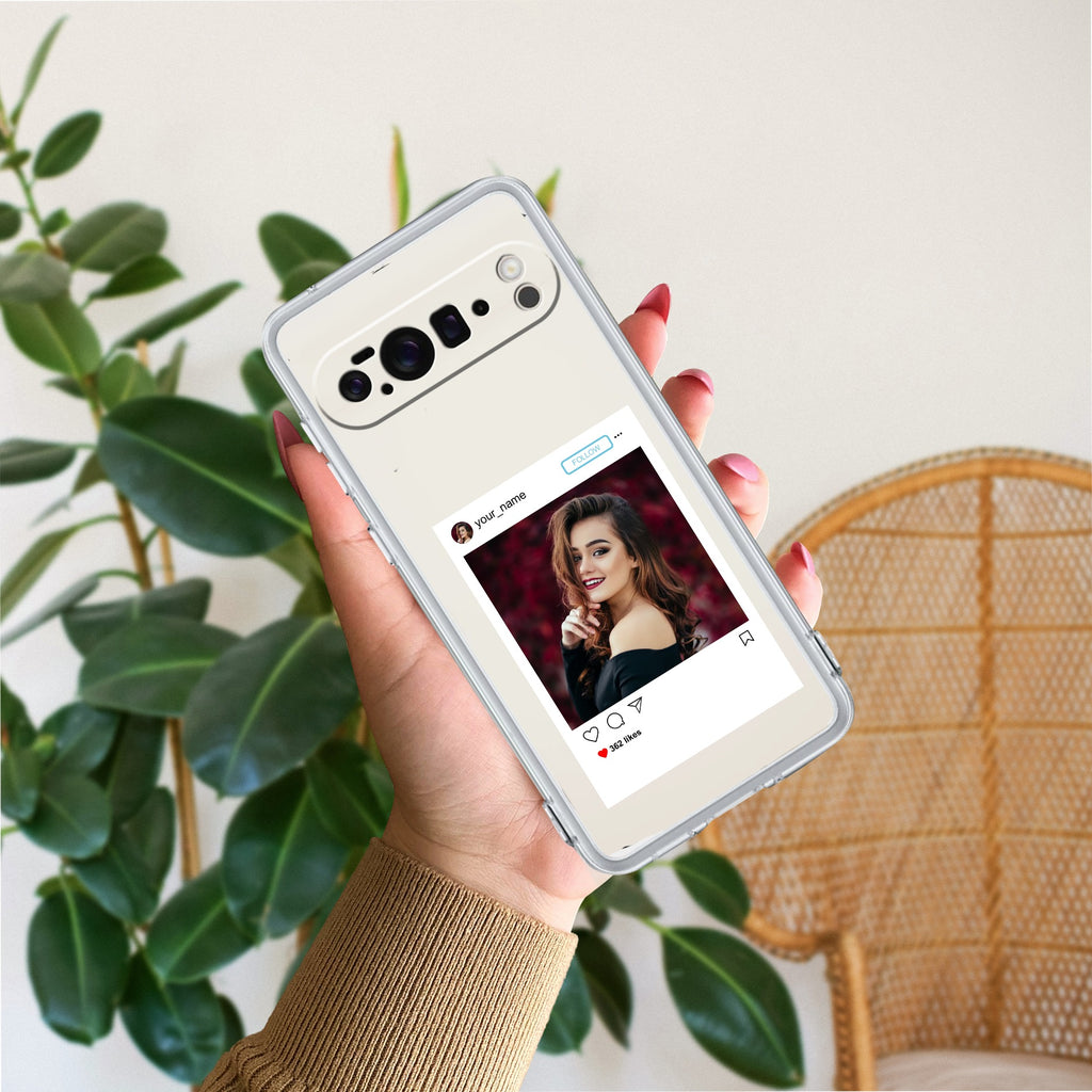 Customize Photo With Name  Anti Yellow Case For Google Pixel 10 Pro XL