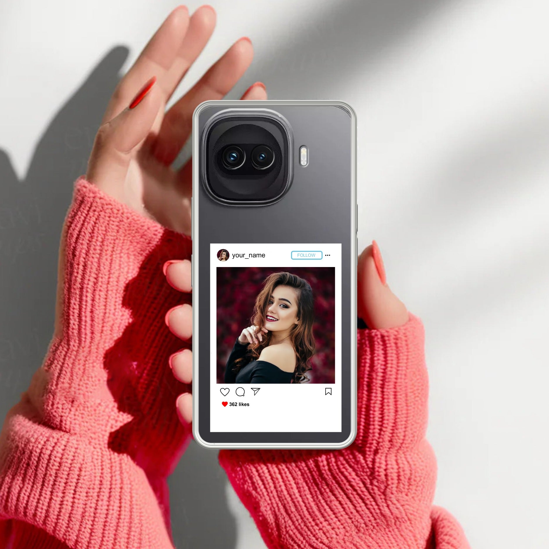 Customize Photo With Name Anti Yellow Case For iQOO 15R 5G