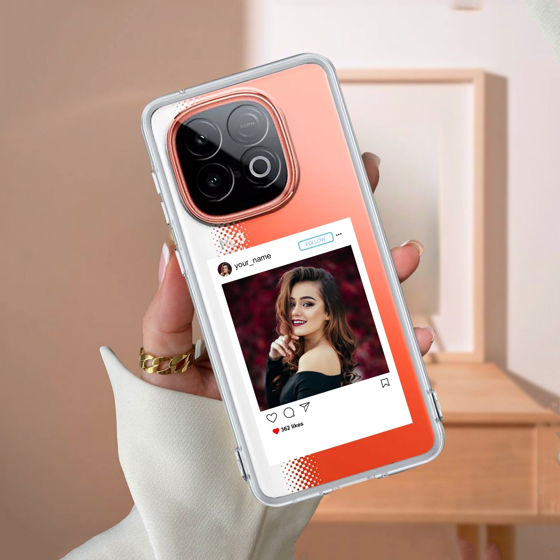 Customize Photo With Name Transparent Silicon Case For iQOO Neo 10 5G