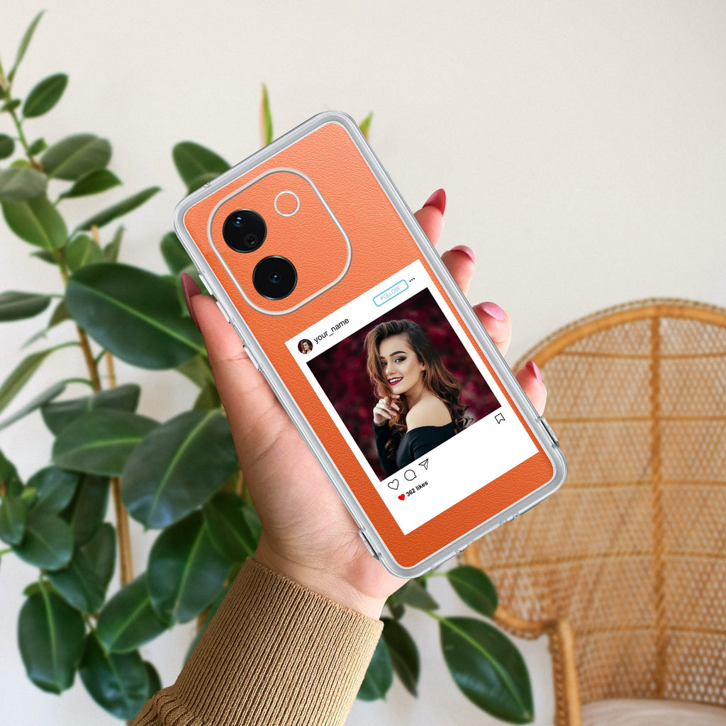 Customize Photo With Name  Anti Yellow Case For Vivo T3 Pro 5G
