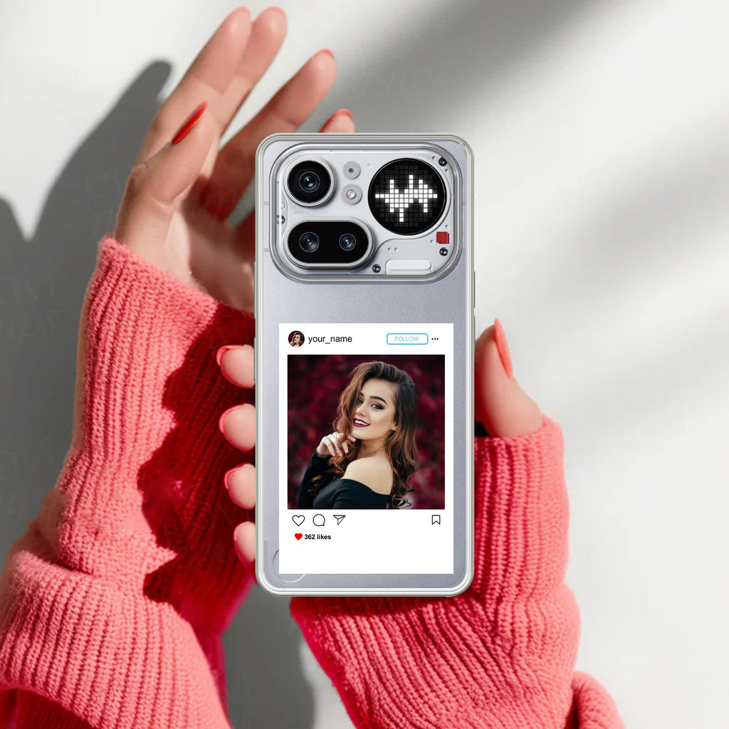 Customize Photo With Name Anti Yellow Case For Nothing Phone 4A Pro 5G