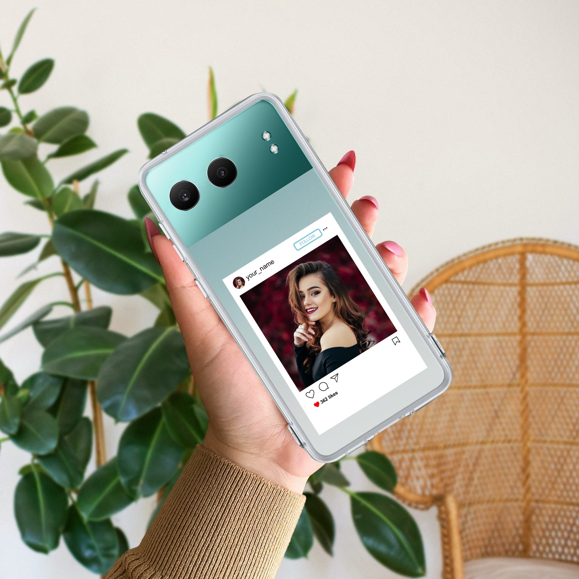Customize Photo With Name Anti Yellow Case For OnePlus Nord 4 5G